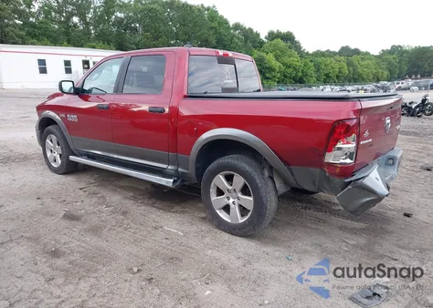 2013 Ram 1500 Outdoorsman из США, поврежденный, VIN 1C6RR7LTXDS649494